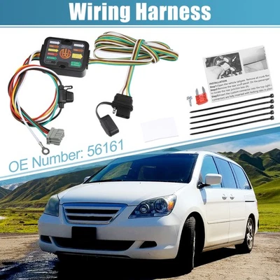 1 Set Replaces 56161 4-Pin Trailer Wiring Harness for Honda Odyssey 2005-2010 - Image 1 of 4