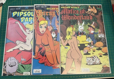 Wally Wood's Pipsqueak Papers, Horny Toads & Malice in Wonderland (Eros Comix) - Image 1 of 4