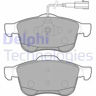 Pastillas de freno semimetálico LP2241 DELPHI para ALFA ROMEO GIULIETTA - Imagen 1 de 4