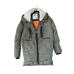 Orolay Women's Thickened Down Jacket Parka Green Fleece Hood Size M - Picture 1 of 6