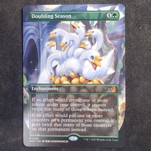Doubling Season - Anime Borderless - Wilds of Eldraine (MTG) - Bild 1 von 2