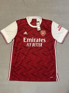 NWT Adidas Arsenal 2020/21 Home Soccer Football Jersey Red White Mens Size XL - Picture 1 of 14