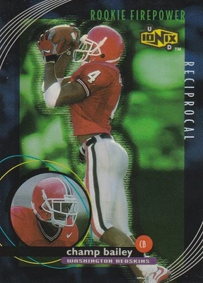 Champ Bailey 1999 UD Ionix Rookie Firepower Reciprocal #R71 - Image 1 of 2
