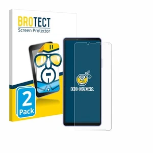 2x Display Schutz Folie für Sony Xperia 10 IV Zubehör Transparent - Zdjęcie 1 z 6