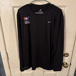 Xl USA Wrestling Long Sleeve T Shirt Nike NWT  - Picture 1 of 9