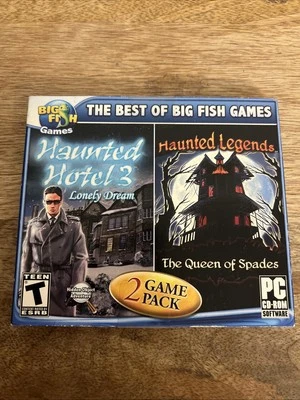 Haunted Hotel 3 & Haunted Legends 2 Video Games Pc Cd-ROM T-Teen (New Sealed)  - Image 1 of 4