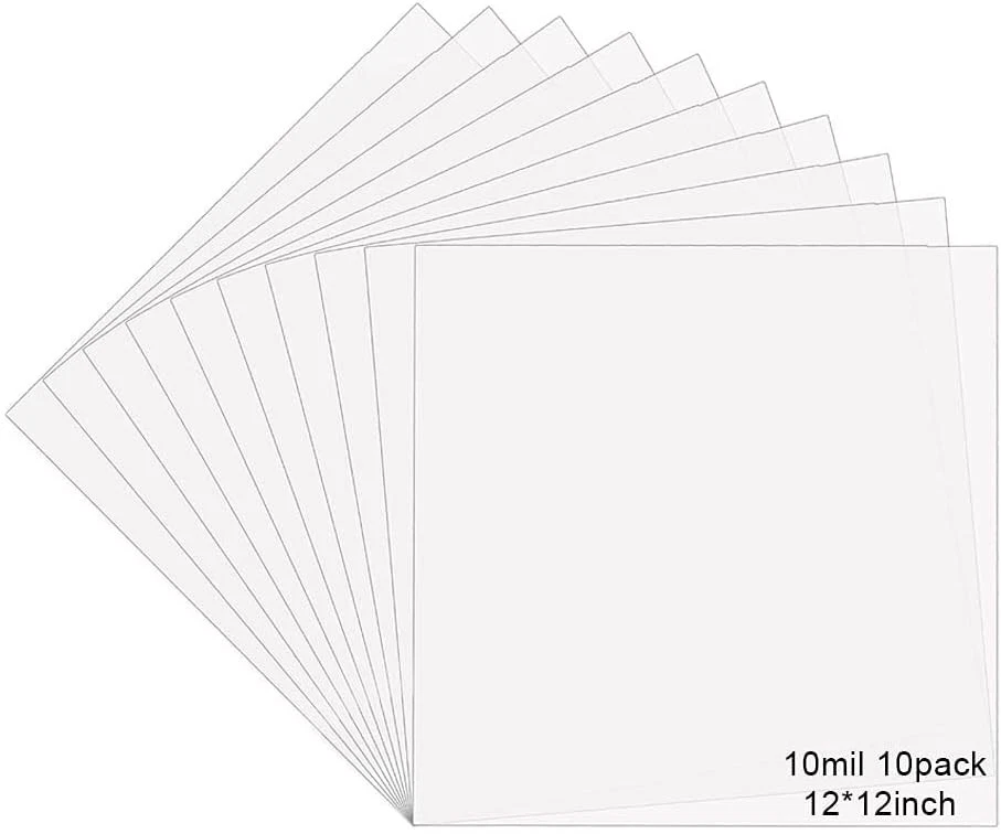 10 Sheets 10 mil Mylar Sheet 12 inch 10mil 12 ” 10 Pack