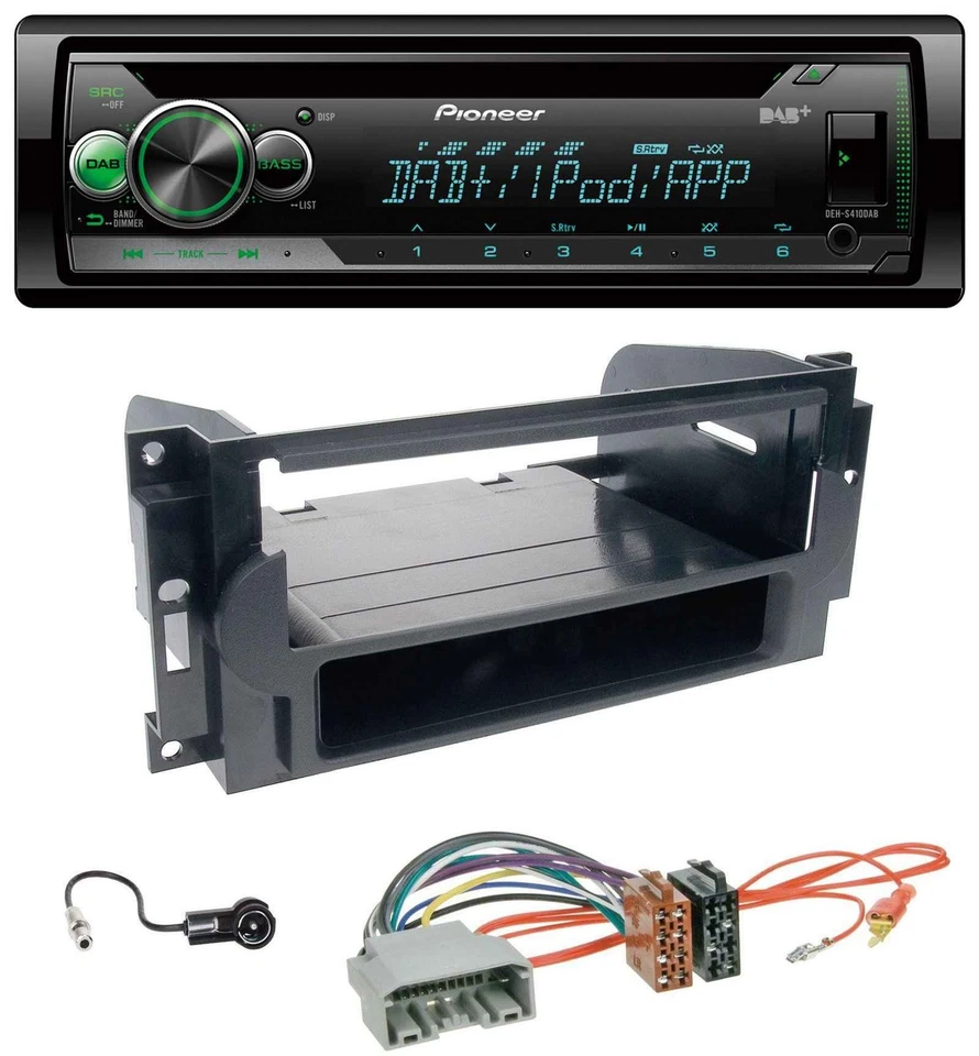 Pioneer USB MP3 DAB AUX CD Autoradio für Chrysler 300C Dodge Caliber Jeep Comman - Bild 1 von 4