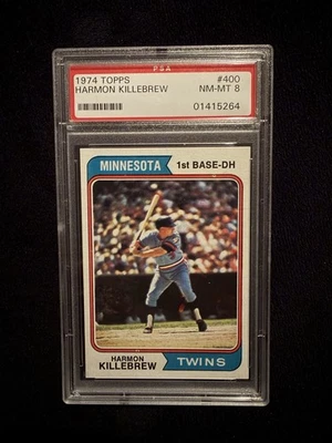 1974 Topps - Harmon Killebrew #400 - PSA 8 - Image 1 of 2