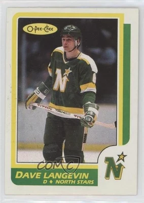 1986-87 O-Pee-Chee Dave Langevin #218 - Image 1 of 2
