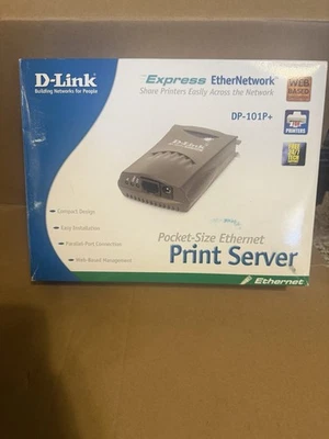 D-Link DP-101P+ Pocket Ethernet Print Server Open Box - Image 1 of 4