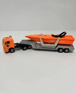 Maisto Highway Haulers Life Guard Rescue Truck & Speed Boat 1:87 Scale Mercedes - Picture 1 of 9
