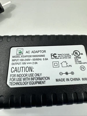 Cricut POWER SUPPLY - Original Cricut! - Excellent Cond - KSAP0361800200M2 - Image 1 of 4