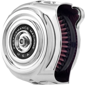 PERFORMANCE MACHINE (PM) 0206-2130-CH Vintage Air Cleaner - Chrome - Picture 1 of 3