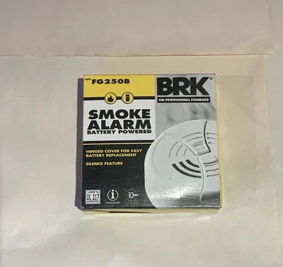Alarma de humo alimentada por batería BRK FG250B Foto 1 de 4