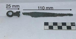 Ancient Greek or Roman Bronze Knife 1st Century B.C. Moesia - Picture 1 of 2