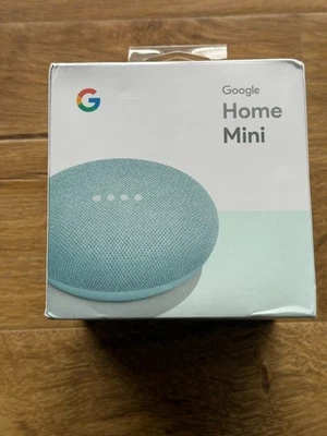 Google Home Mini GA00275-US Smart Speaker Aqua BRAND NEW Sealed - Image 1 of 4