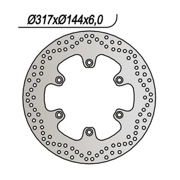 FRONT BRAKE DISC SINISTRO HONDA VF C SHADOW / MAGNA CD C2 / 750 1998 659125# - Image 1 of 1