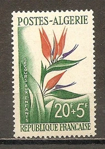 Algeria 1958 Semipostal Child Welfare Fund Bird-of-Paradise Flower MNH Scott#B95 - Picture 1 of 1