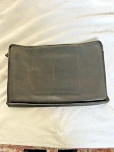 Coach Black Leather Document Briefcase Portfolio Organizer Vtg Legal Size Laptop - Picture 1 of 4