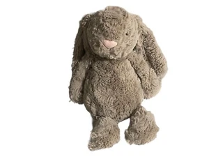 Peluche Jellycat London Bashful Bunny Rabbit 12" Moca Suave Floppy - Imagen 1 de 16