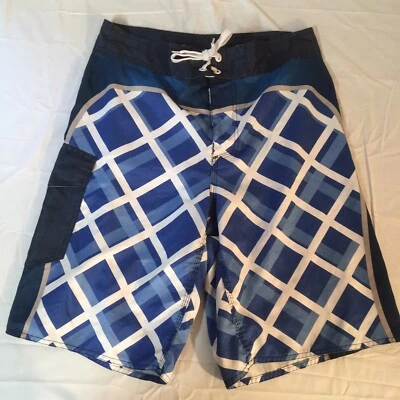 Pantalones cortos Bud Light para hombre sin forro 32W azul gris blanco tema cerveza envío gratuito Foto 1 de 4