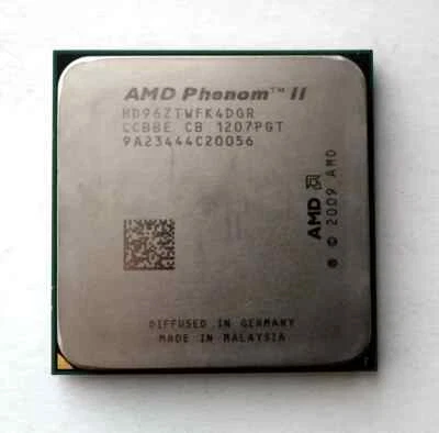 AMD Phenom II X4 960T HD96ZTWFK4DGR CPU Quad-Core 3 GHz 6M Socket AM3 Processors - Image 1 of 4