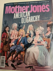 Mother Jones Magazine Jan-Feb 2024 American Oligarchy - Picture 1 of 1