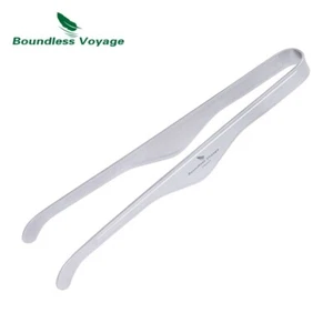 Pinza de cocina multiusos con clip de té de titanio de 17 cm para comida buffet ensalada filete barbacoa - Imagen 1 de 6