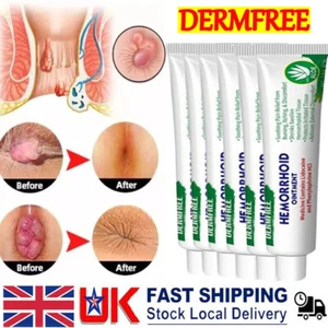 1~6PACK Herbal Haemorrhoid Cream Treatment Hemorrhoid Ointment Piles Pain Relief - Picture 1 of 23