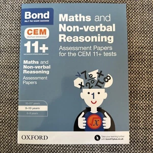 Bond 11+: Maths and Non-verbal Reasoning: Assessment Papers for the CEM 11+... - Bild 1 von 2