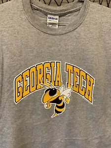 Georgia Tech Yellow Jackets Shirt New Grey - Picture 1 of 1