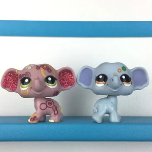 Authentic 2 Littlest Pet Shop Lot Elephant 2220 + 2154 / LPS Set - Imagen 1 de 3