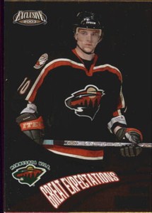 2002-03 Pacific Exclusive Great Expectations #10 Marian Gaborik - NM-MT