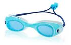 Speedo Kids' Glide Swim Goggles W/ Comfee Bungee Strap Baby Blue/Cobalt Color