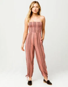  Rip Curl Women's Sweet Sun Jumpsuit Rose Gold Medium M - GDRGX8 - Picture 1 of 3
