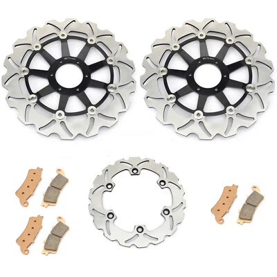 Front Rear Brake Discs Disks Pads For Honda XL 1000 V Varadero V3-V6 03 04 05 06 - Image 1 of 4