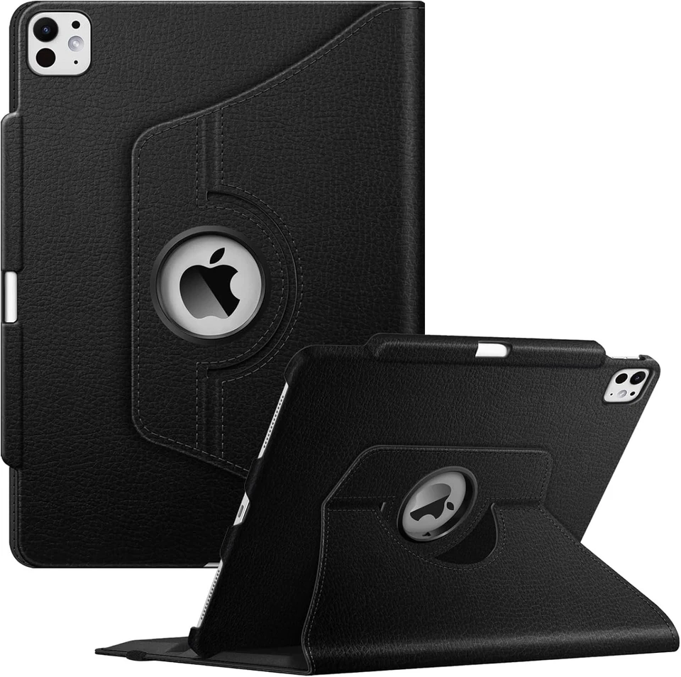 360 Rotating Swivel Case Stand Cover For iPad Air iPad Pro 2024 11 inch 13 inch - Image 1 of 1