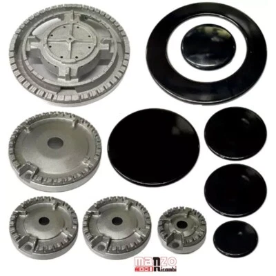 Kit 5 bruciatori + piattelli spartifiamma cucina a gas Franke - Immagine 1 di 4