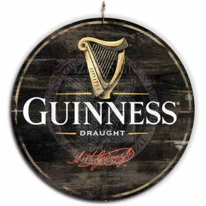 Wooden Bar Plaques Signs Vintage Retro Pub Man Cave Wall Sign Wood Guinness - Picture 1 of 7