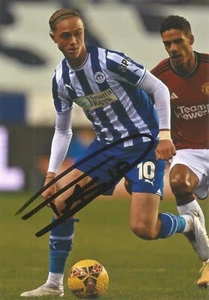 WIGAN: THELO AASGAARD SIGNED 6x4 ACTION PHOTO+COA - Picture 1 of 1