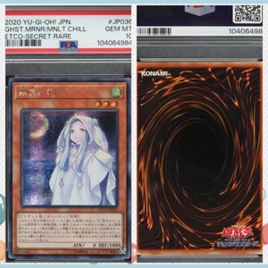 2020 Yu-Gi-Oh! Japanese Ghost Mourner & Moonlit Chill ETCO SECRET RARE - PSA 10 - Bild 1 von 3