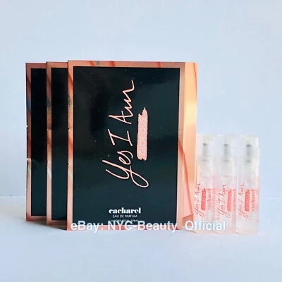 3 x Cacharel Yes I Am Glorious Eau De Parfum EDP Spray Muestra 1,2 ml Foto 1 de 3