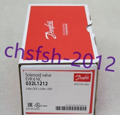 1 pcs New IN BOX Danfoss solenoid valve body EVR 6 NC 032L1212 - Image 1 of 3