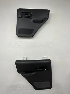97-01 Jeep Cherokee XJ Sport Classic Set Of Rear Power Door Panels OEM Agate - Image 1 of 4