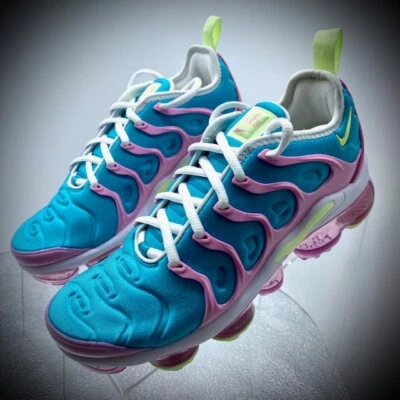 Nike Air VaporMax Plus Pascua Blanco Volt Aqua CW7014 100 Para mujeres Talla 6.5 Foto 1 de 4