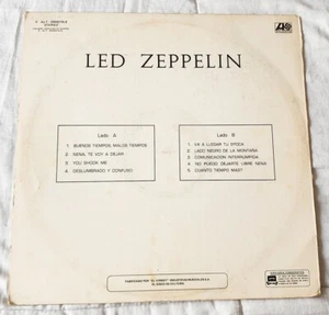 LED ZEPPELIN Led Zeppelin LP Peeruvian Rare - Picture 1 of 4