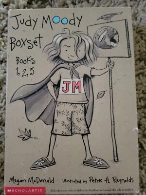 Judy Moody Box Set of 3 Saves The World Gets Famous Was In A Bad Megan McDonald - Image 1 of 3