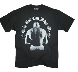 Tupac Shakur Men's Official Licensed T Shirt-ONLY GOD CAN JUGE ME - XL-2XL-3xl - Picture 1 of 9