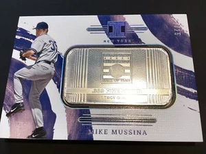 2024 PANINI IMPECCABLE HALL OF FAME ONE OZ. .999 SILBERBARREN MIKE MUSSINA 22/25 - Bild 1 von 3